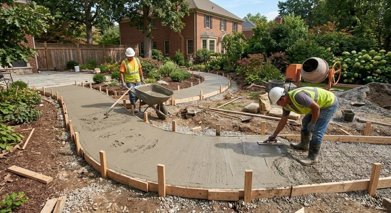 Concrete Walkway Installation Service
